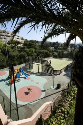 a childrens playground with a slide at Résidence Cannes Villa Francia - maeva Home - Appartement vue mer 3 pièces 6 personnes - Prestige MAE-9674 in Cannes