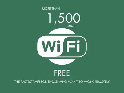 the fastest wifi for those who want to work remotely logo at LB Vacation Rentals I Fully Renovated Apt Min from Palais - Beach in Cannes