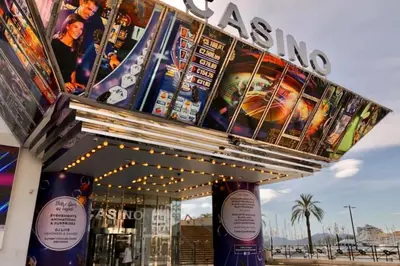 a store front with a sign that reads las at Stunning 1 BR 3 pers Résidence Cannes Suquet Vieux Port Croisette 1 mn by Olam Properties in Cannes