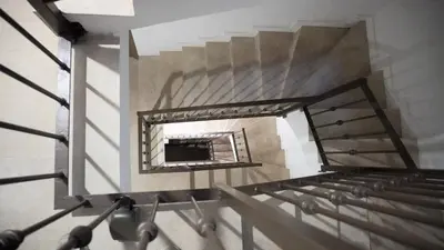a mirror on the wall of a building at Proche Carlton & Croisette, Appartement 401 - Palmazur Vacances in Cannes